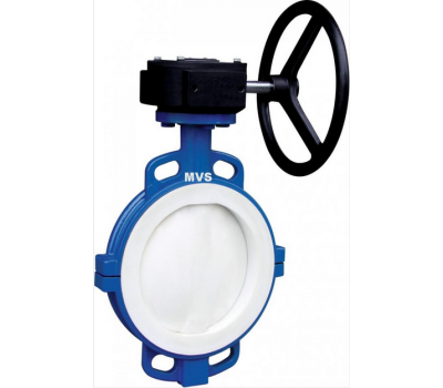 PTFE SLEEVED - PTFE LINED - WAFER / LUG - TYPE - SPLIT BODY - TWO PIECE DESIGN BUTTERFLY VALVE