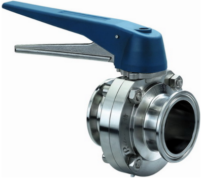 Sanitary Clamped Butterfly Valve with Multiposition